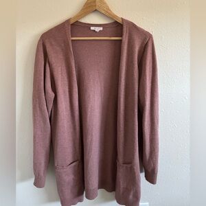 Maurice’s Dusty Rose Cardigan